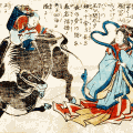▲元治二年の絵暦・大小暦（当サイト所蔵品）